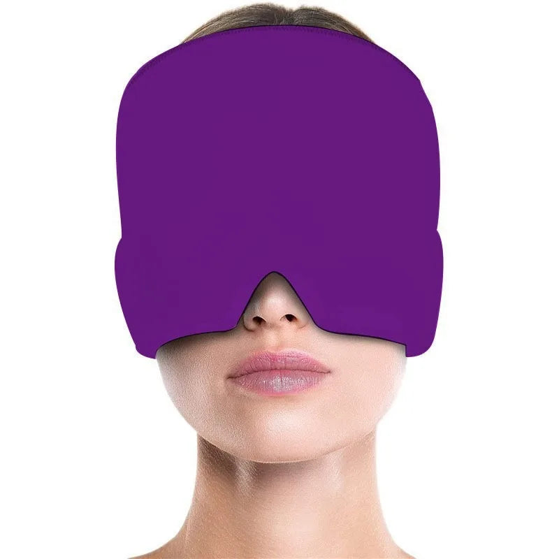Casque Gel Thérapeutique – Soulage Migraine & Stress”