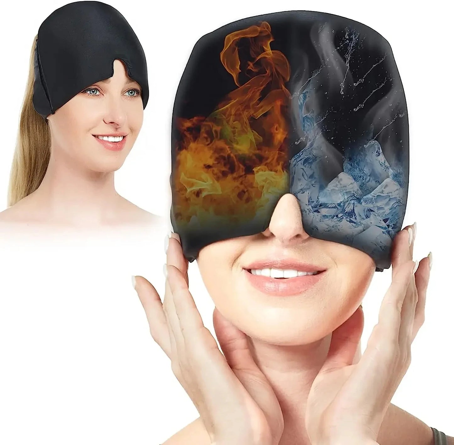 Casque Gel Thérapeutique – Soulage Migraine & Stress”