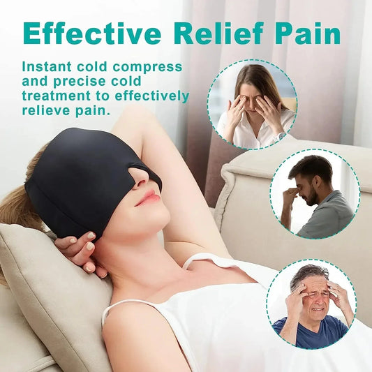 Casque Gel Thérapeutique – Soulage Migraine & Stress”